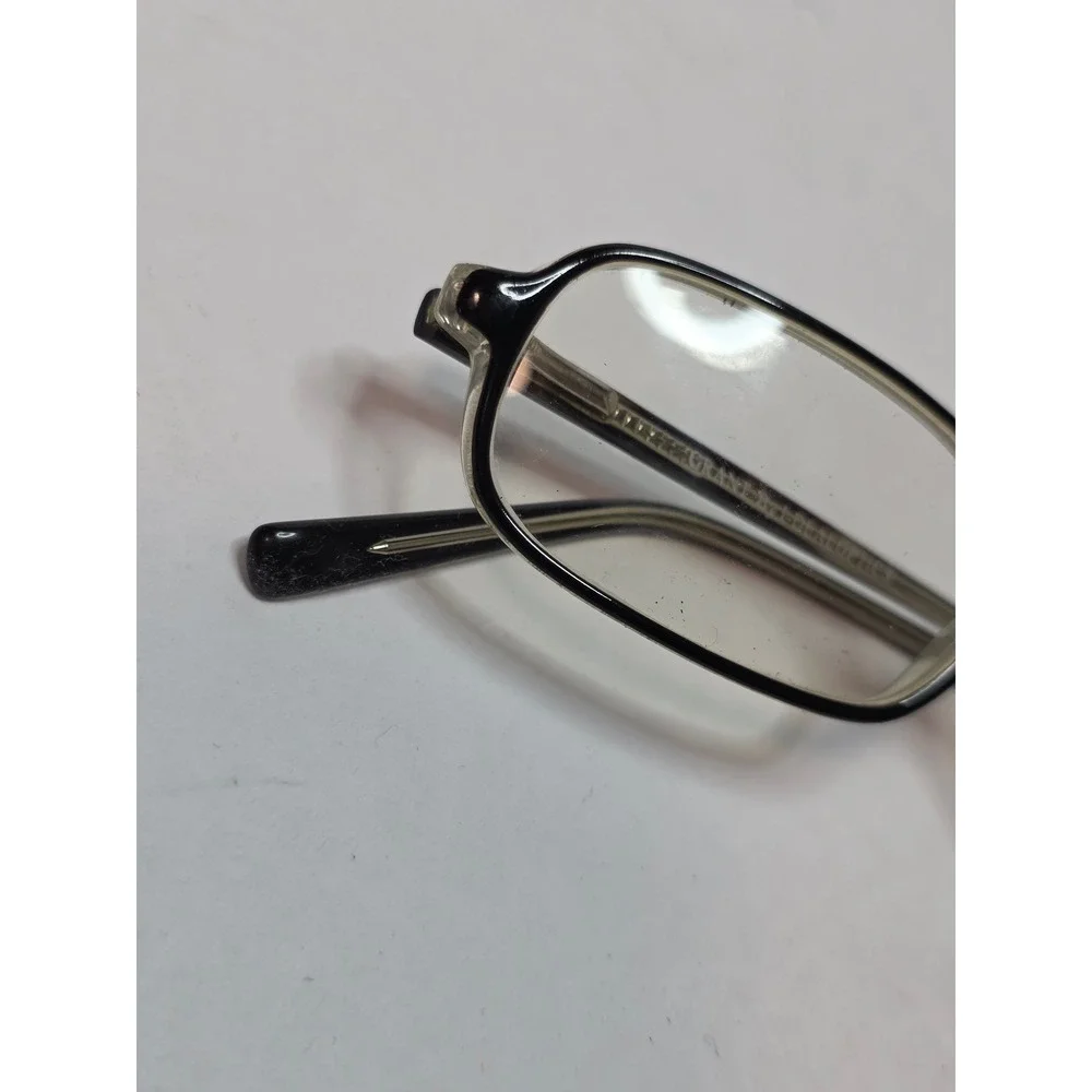 I-Deal Optics Frame Only Grant Black Crystal Rectangle Eyeglasses 51-19-140 Cute